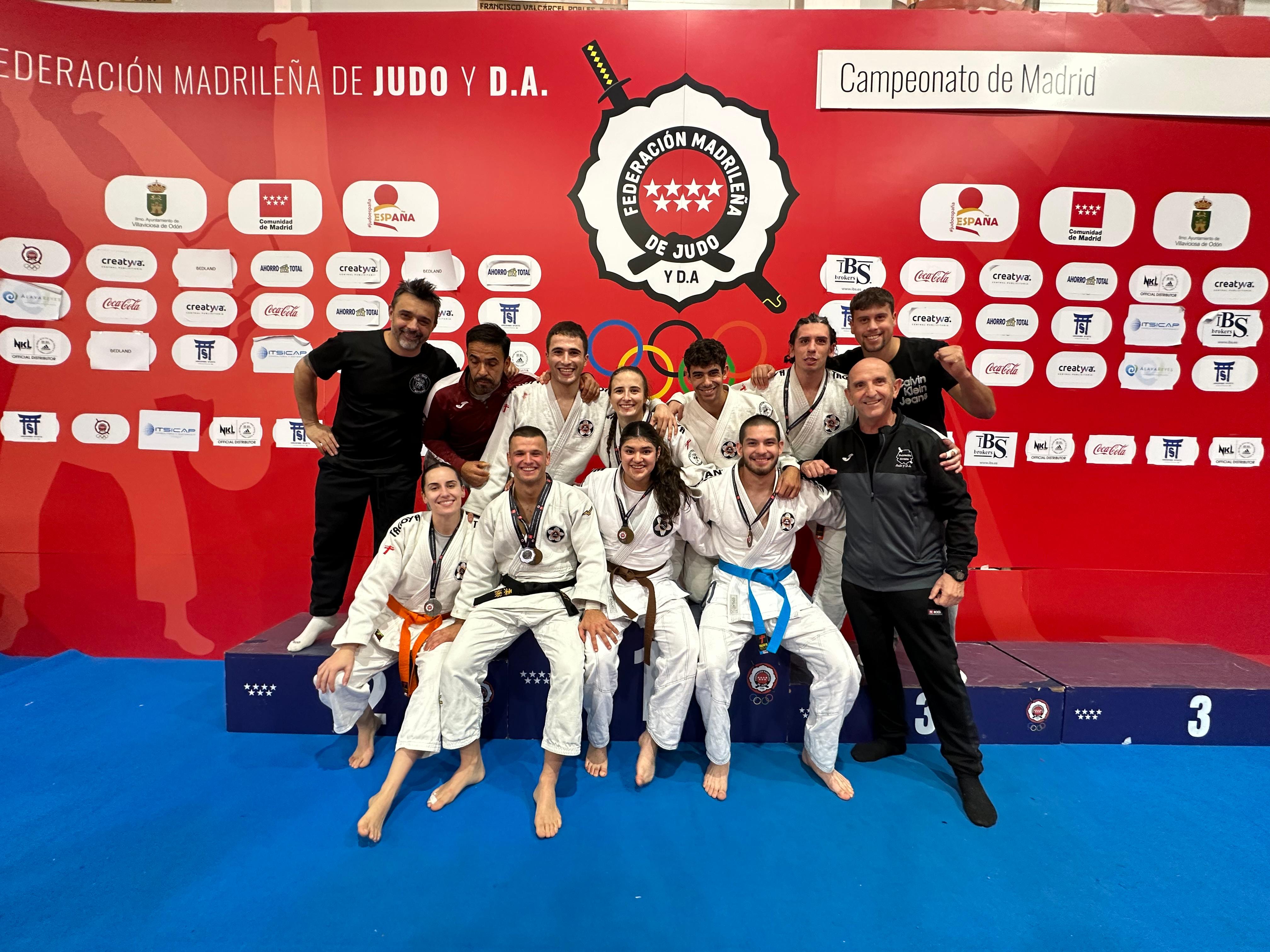 7 medallas en el Open Nacional de Jiu-Jitsu. Madrid 16-11-25. Resultados